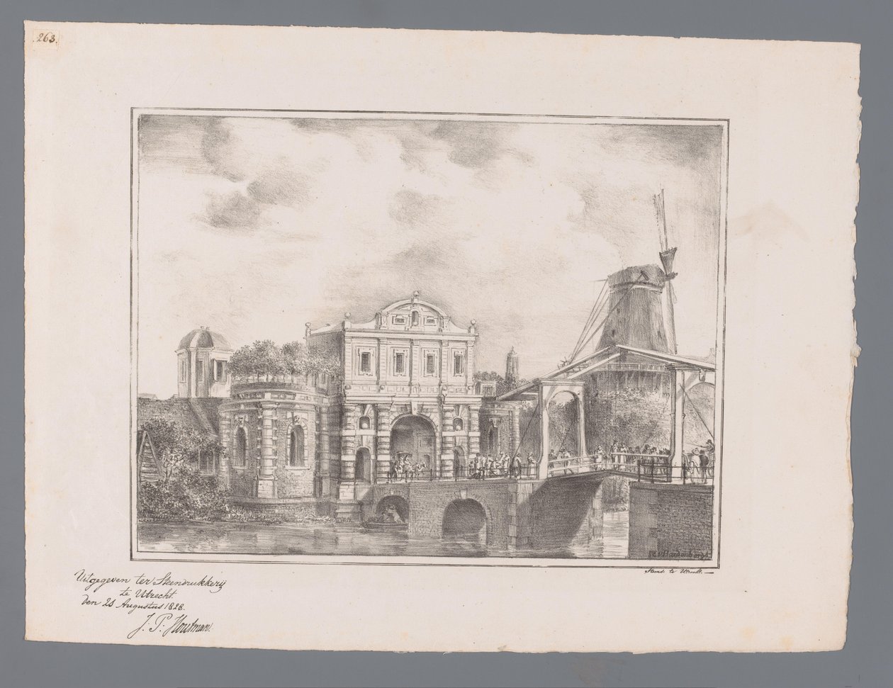 Porta di Santa Caterina a Utrecht da Cornelis van Hardenbergh
