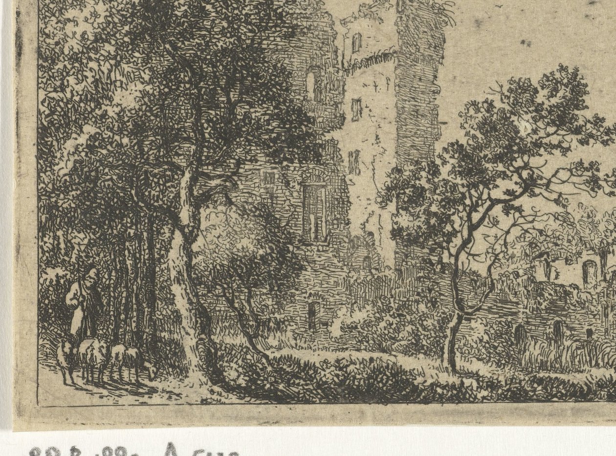Rovina del castello de Haar da Cornelis van Hardenbergh