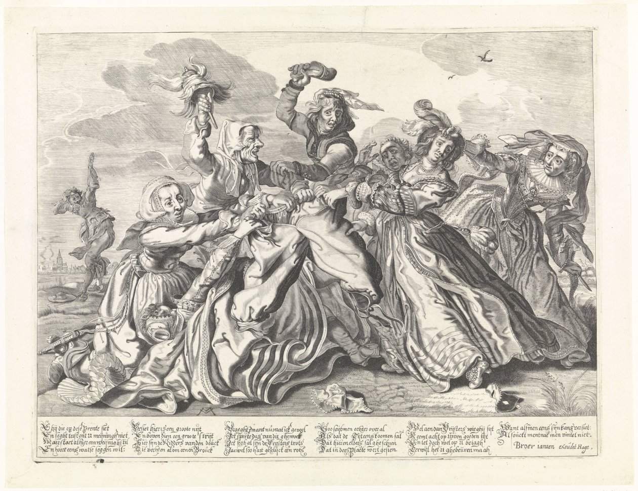 La lotta per i pantaloni da Cornelis van Kittensteyn