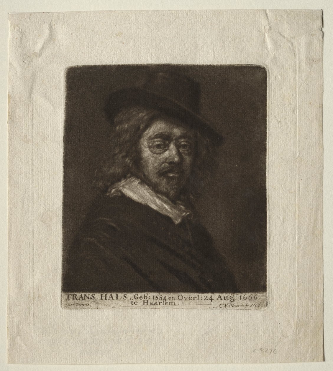Frans Hals, 1761 da Cornelis van Noorde