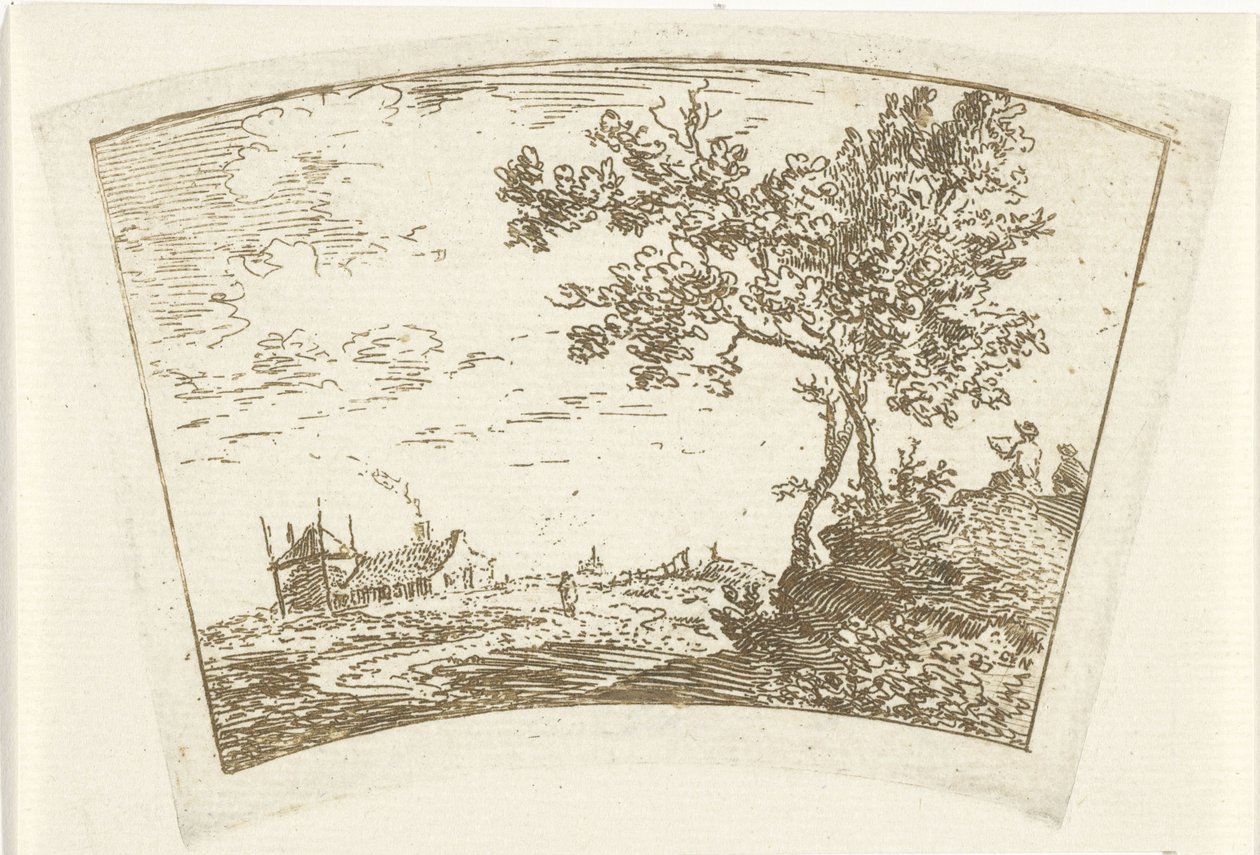 Paesaggio con una fattoria da Cornelis van Noorde