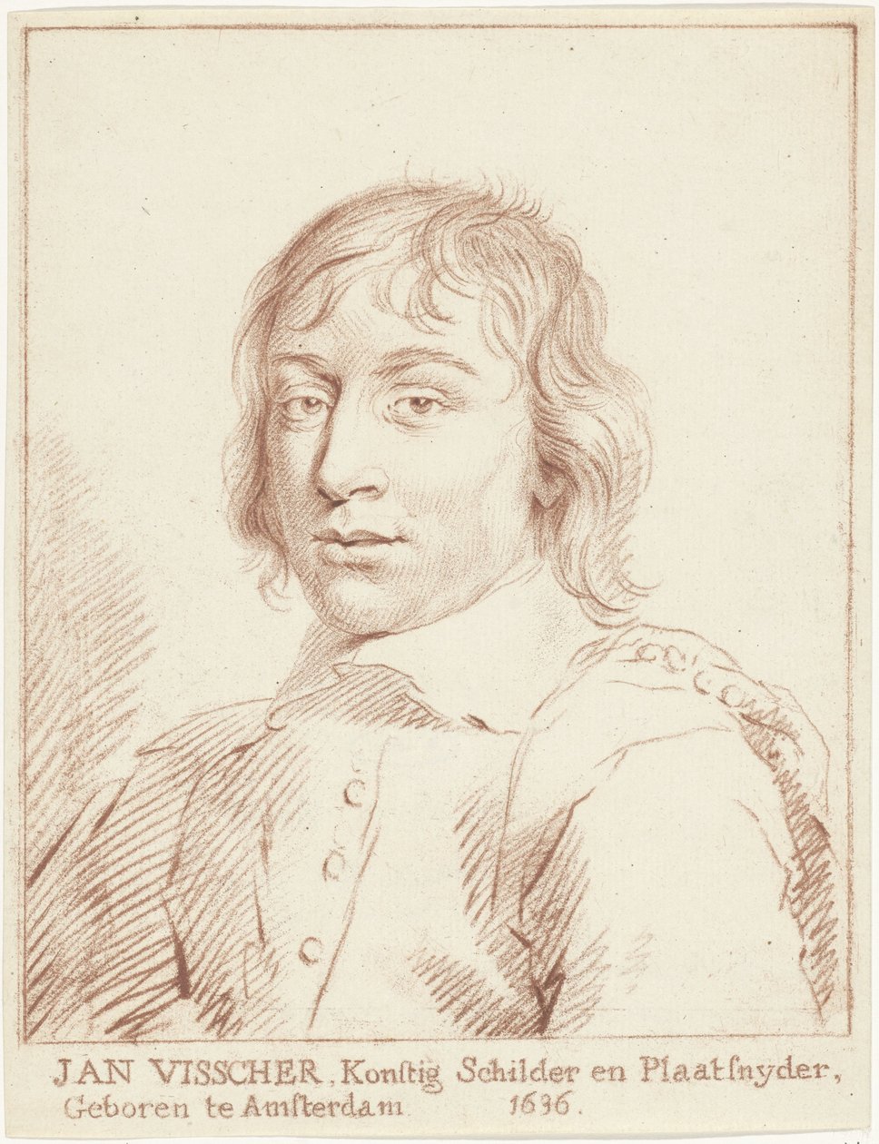 Ritratto di Jan de Visscher da Cornelis van Noorde