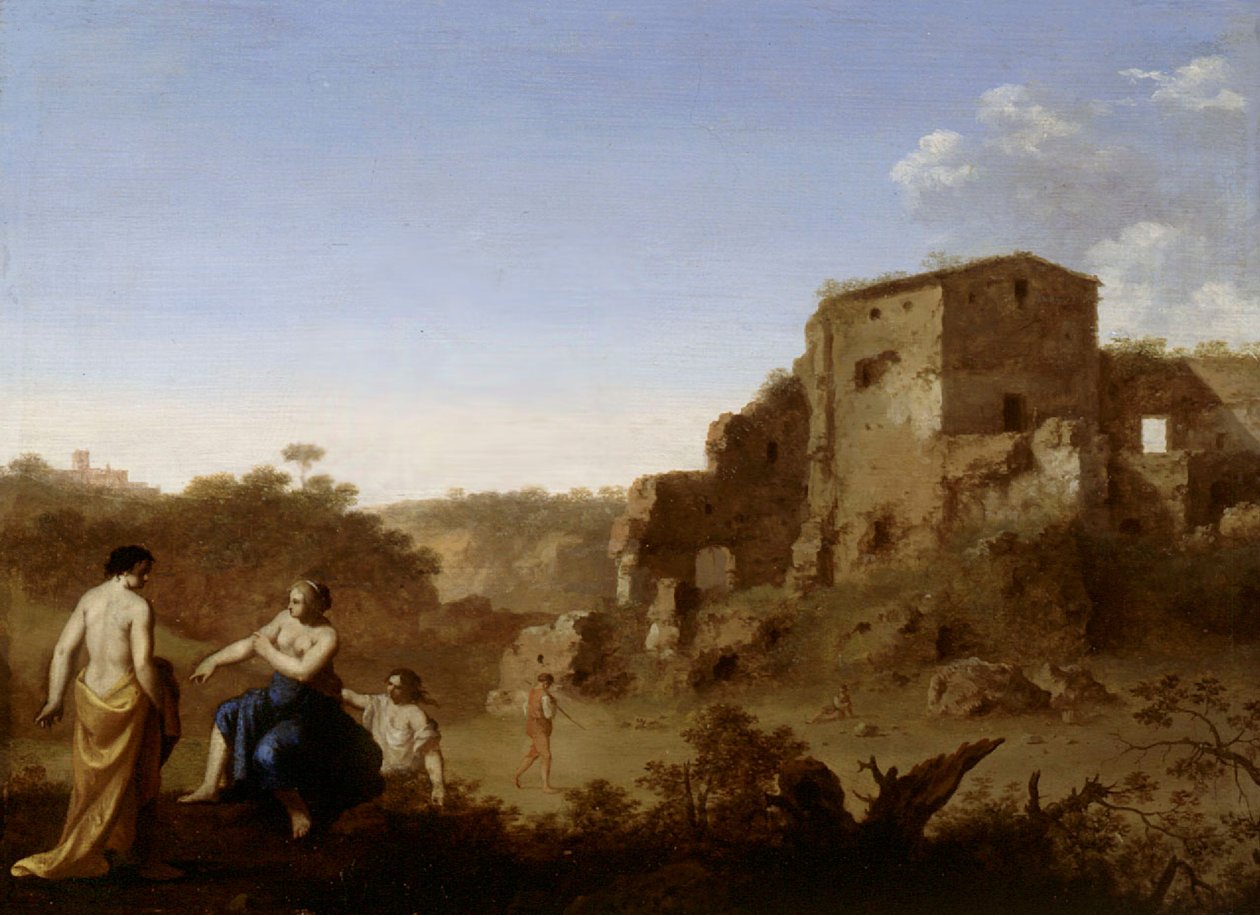 Donne al bagno da Cornelis van Poelenburch