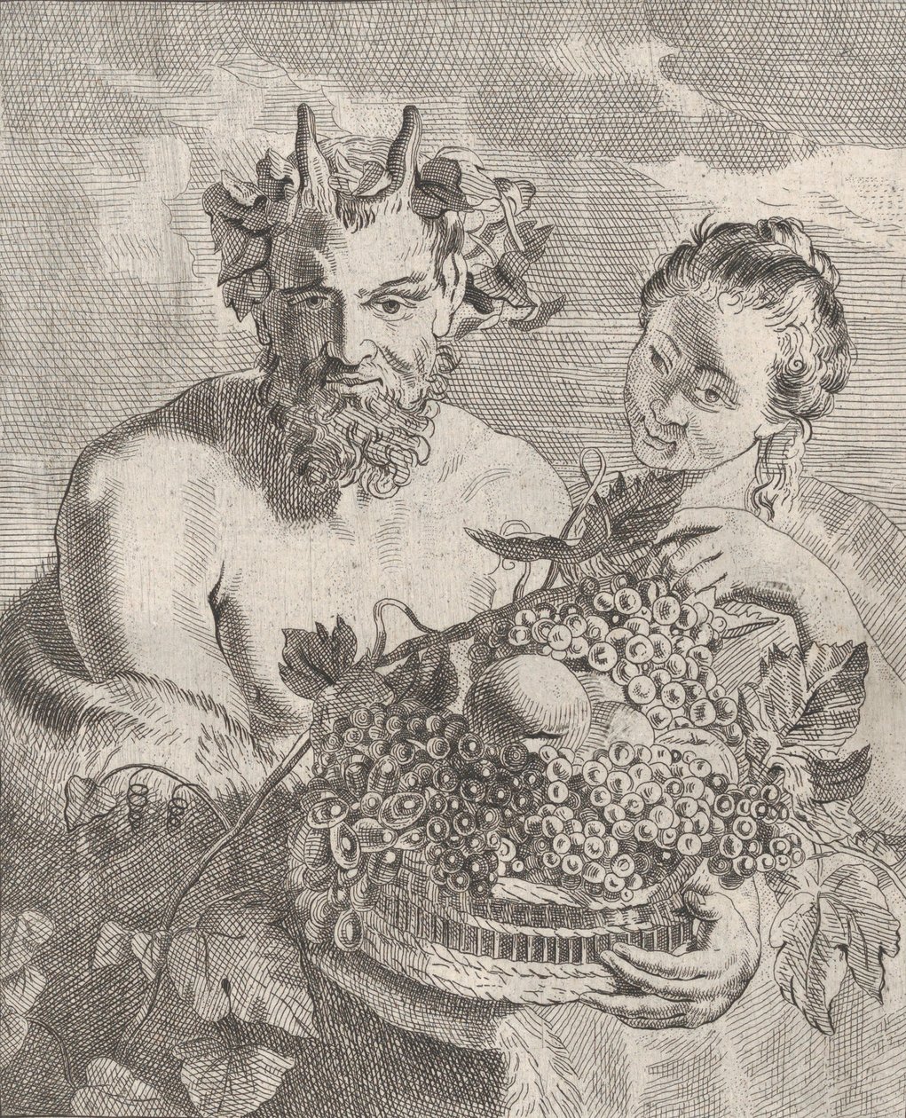 Satiro e Baccante da Cornelis van Poelenburgh
