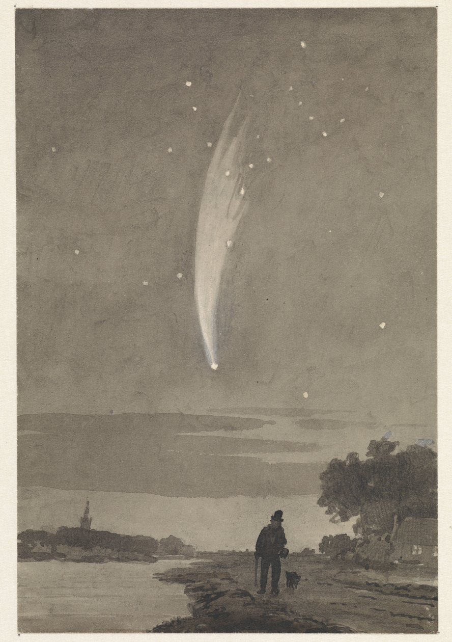 La cometa di Donati, 10 ottobre 1858 da Cornelis van der Griendt