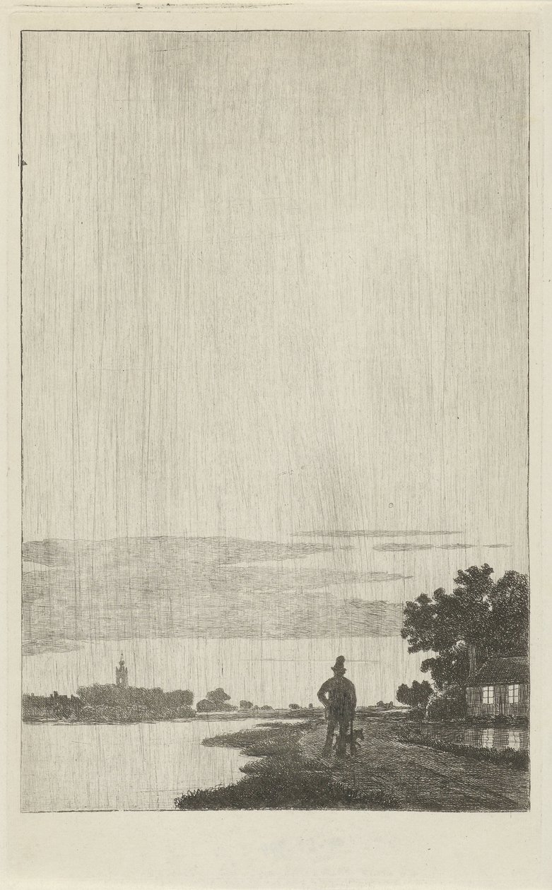La cometa di Donati, 1858 da Cornelis van der Griendt