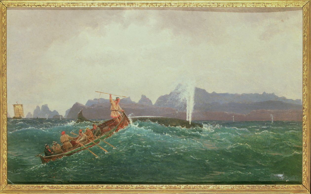 Una scena di caccia alla balena da Cornelius Krieghoff