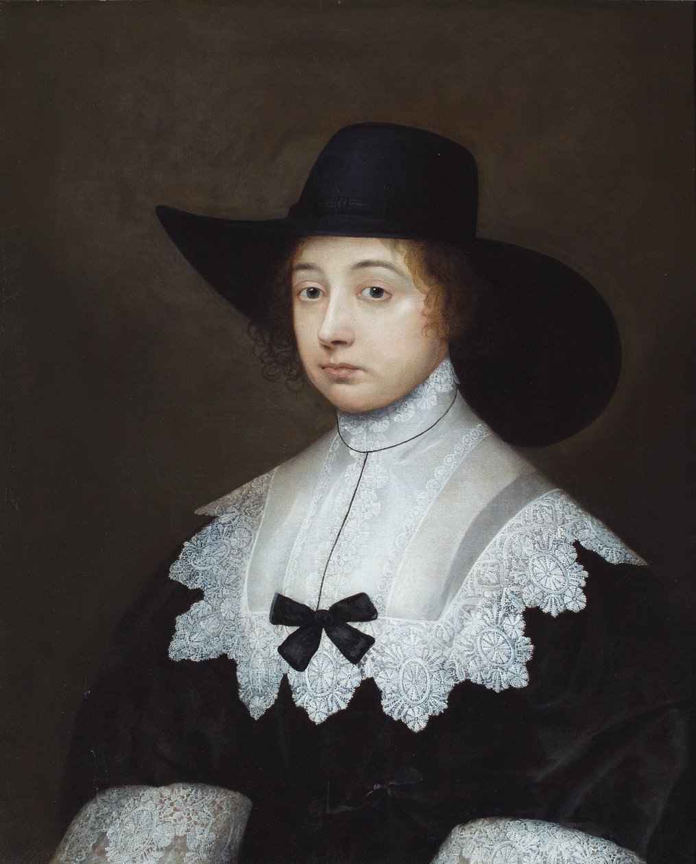 Ritratto di Dorothy Sydney, Contessa di Leicester da Cornelius I Johnson
