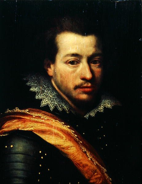 Ritratto di un uomo in armatura da Cornelius Janssen van Ceulen
