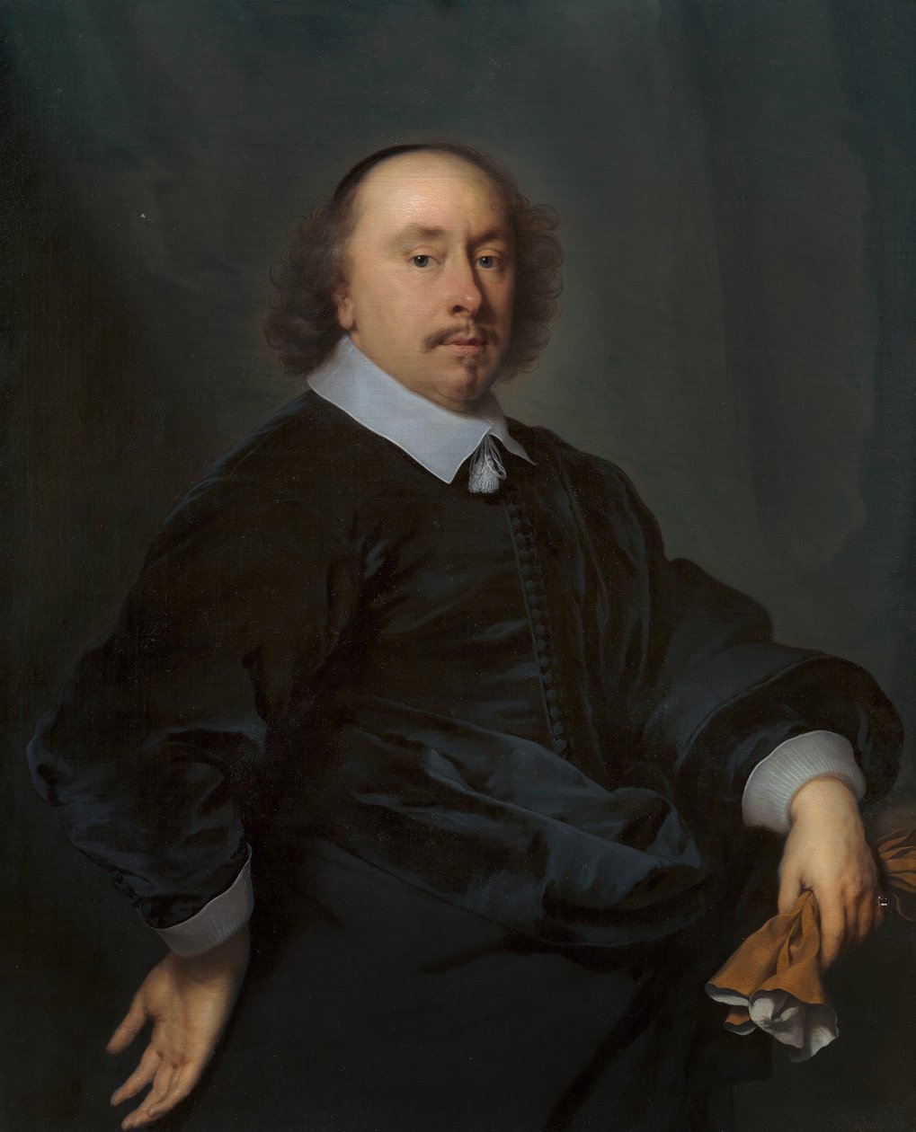 Ritratto di un uomo da Cornelius Johnson