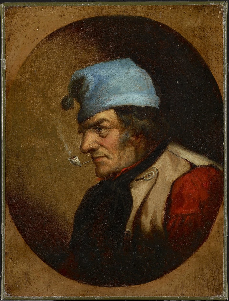 Abitante con Tuque Blu e Pipa, c.1855 da Cornelius Krieghoff