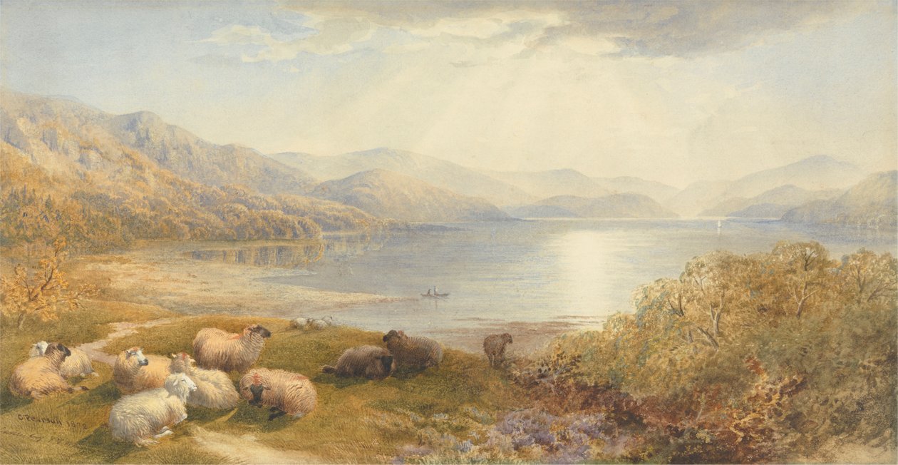 Scena sul Mawddlach, vicino a Barmouth da Cornelius Pearson