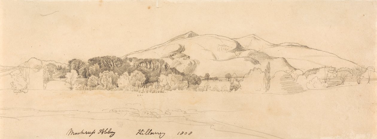 Abbazia di Muckross, Killarney da Cornelius Varley