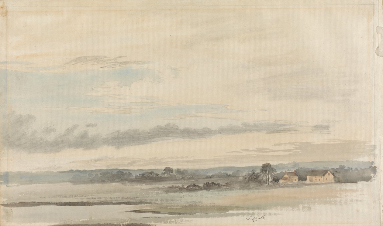 Veduta nel Suffolk da Cornelius Varley