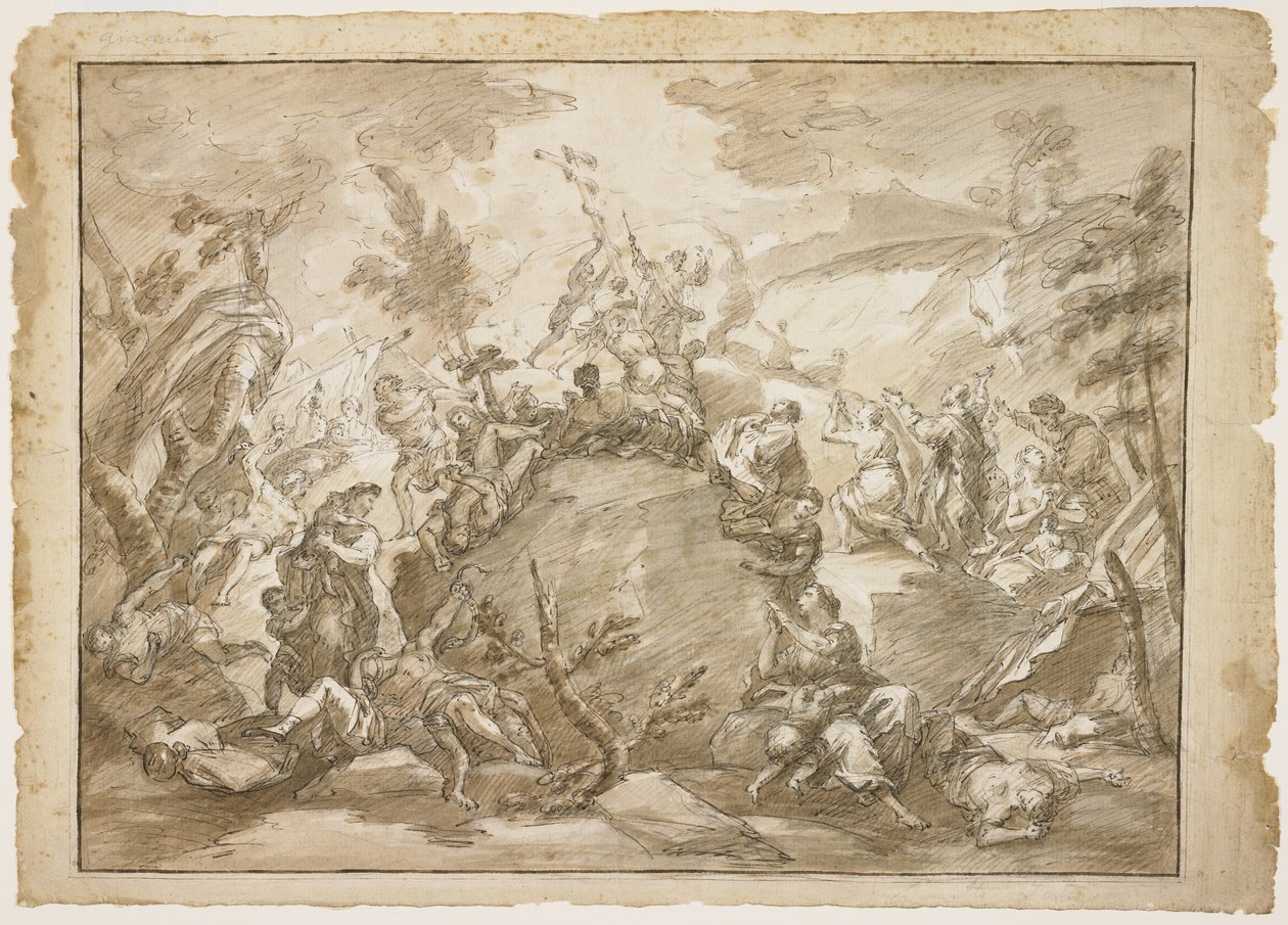 Mosè e il serpente di bronzo, c. 1743-1744 da Corrado Giaquinto