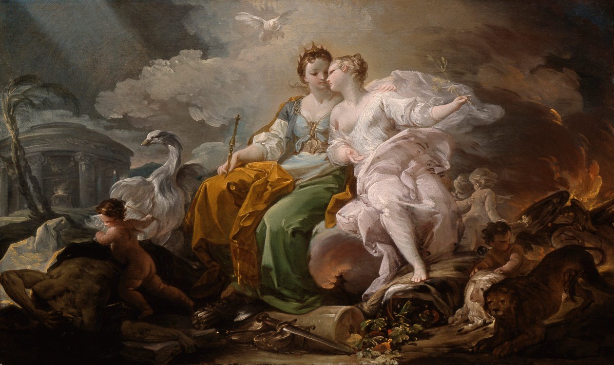Allegoria della pace e della giustizia da Corrado Giaquinto