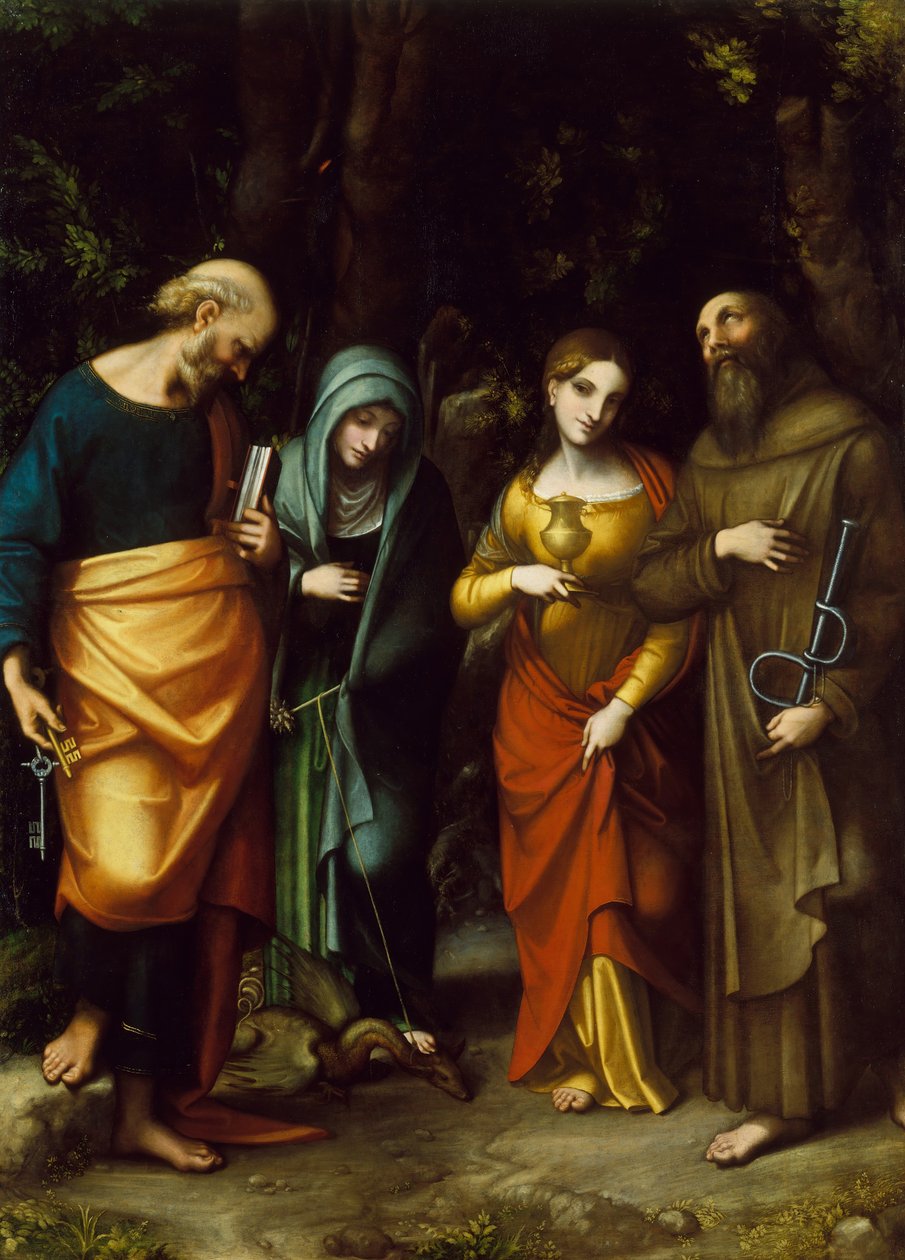 Santi Pietro, Marta, Maria Maddalena e Leonardo da Correggio