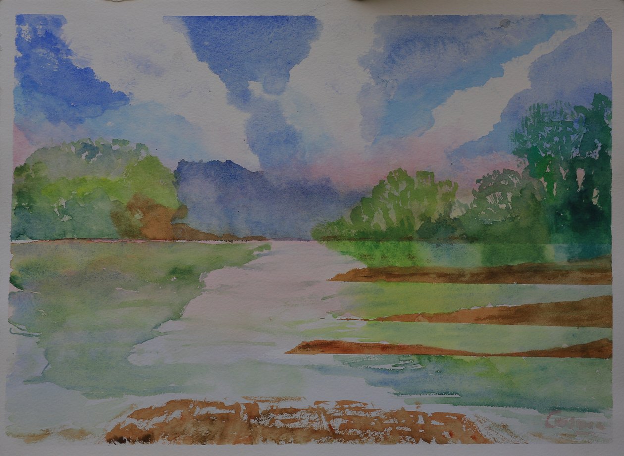 Fiume, Dittsham, Devon da Cosima Duggal