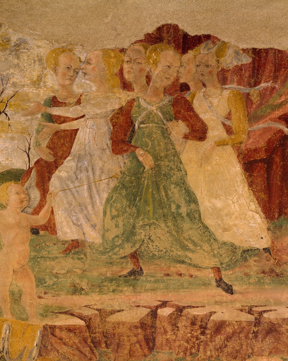 Disperazione delle ancelle di Proserpina, (dettaglio) da Cosimo (attr. to) Tura