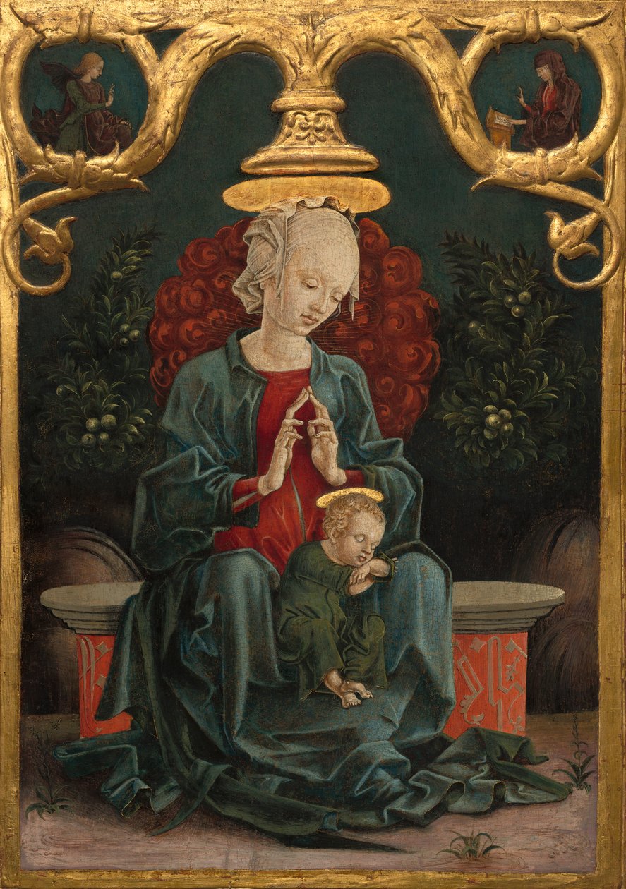 Madonna col Bambino in un giardino, c.1460-70 da Cosimo Tura