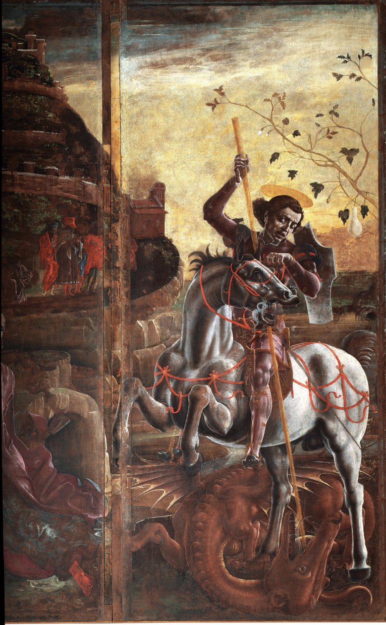 San Giorgio e il Drago (dettaglio) da Cosimo Tura