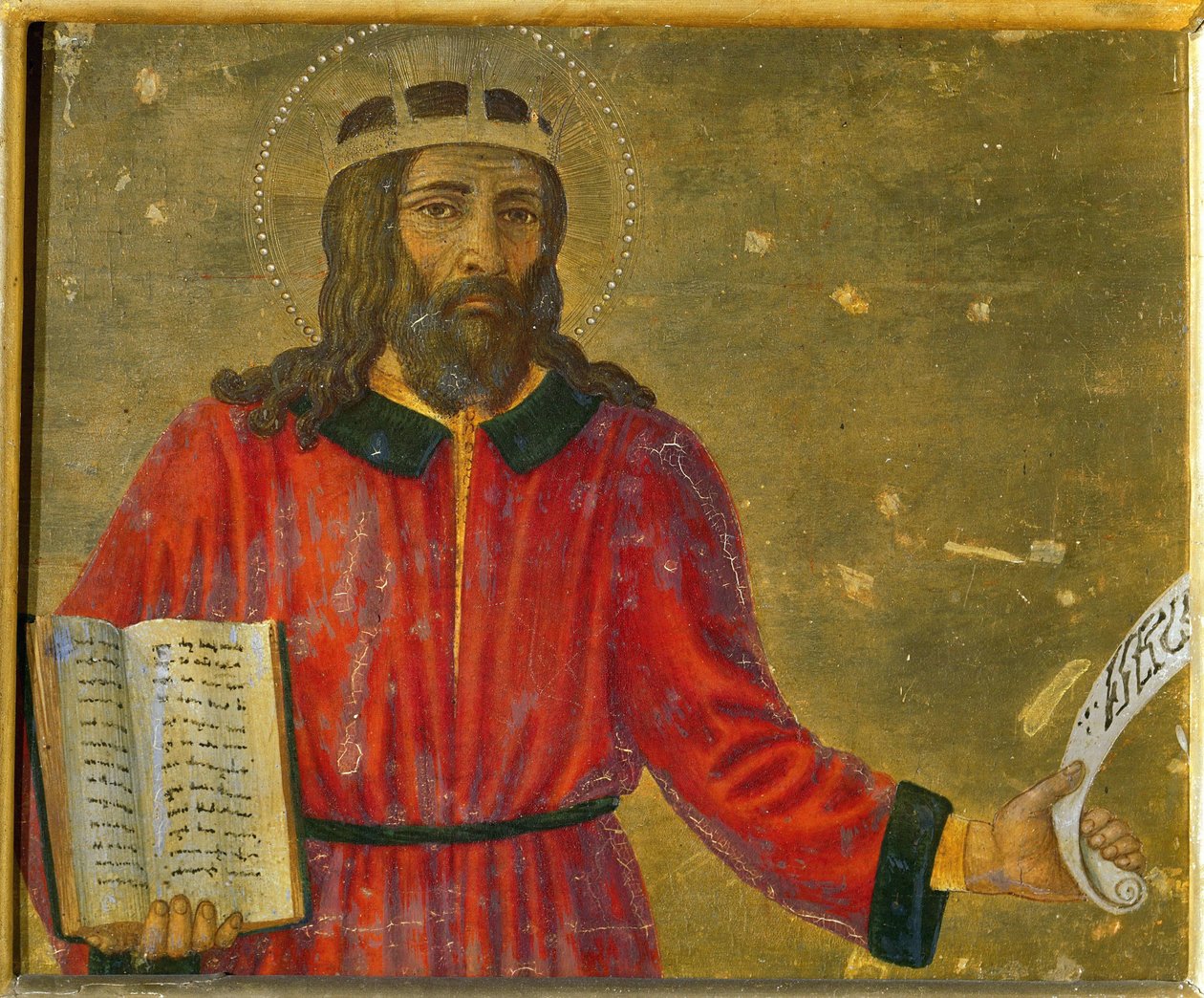 Re Davide Pannello della predella dell