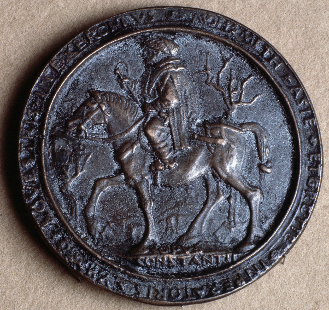Maometto II il Conquistatore (medaglia di bronzo) da Costanzo da Ferrara