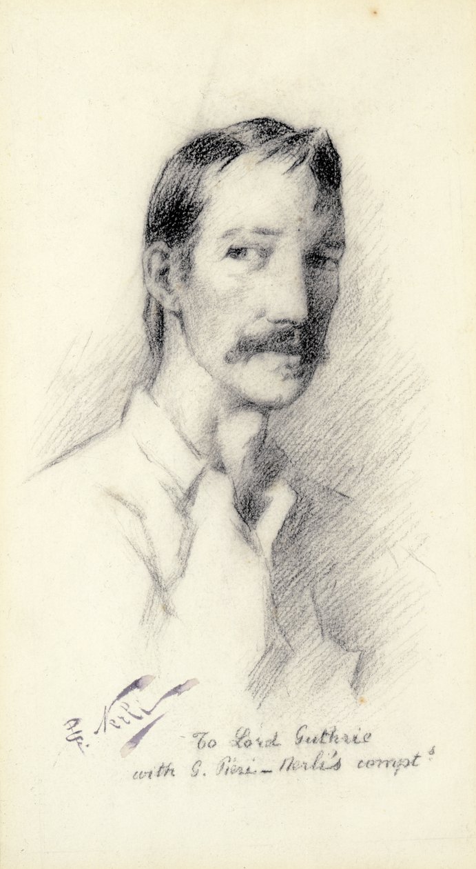 Robert Louis Stevenson, 1892 da Count Girolamo Pieri Nerli