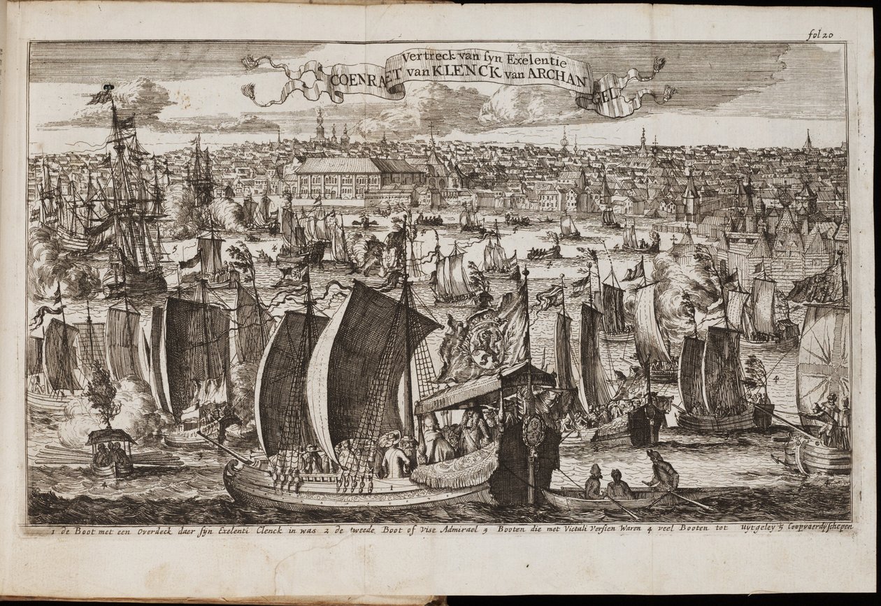 Arkhangelsk Da: Historisch Verhael, of Beschryving van de Voyagie, 1677 da Coyet