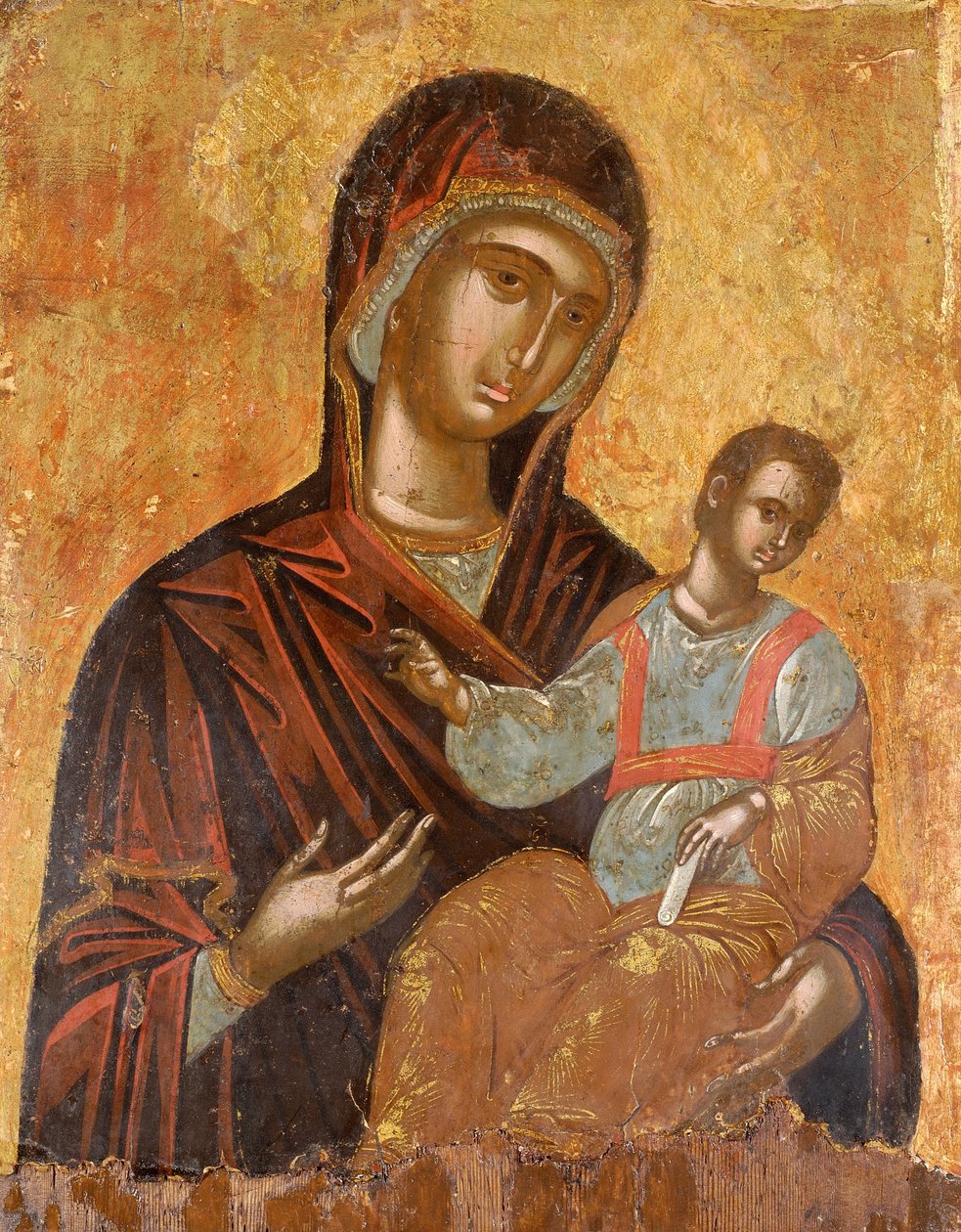 La Vergine Hodegetria da Cretan School