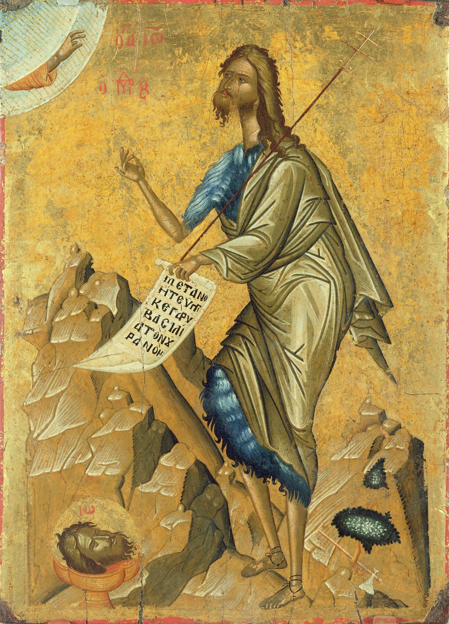 San Giovanni Battista, c.1500 da Cretan School