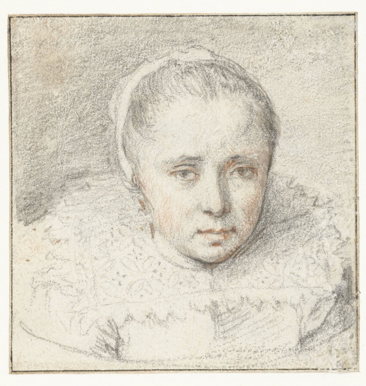 Ritratto di una giovane donna da Crispijn van de Passe (I) (attributed to)