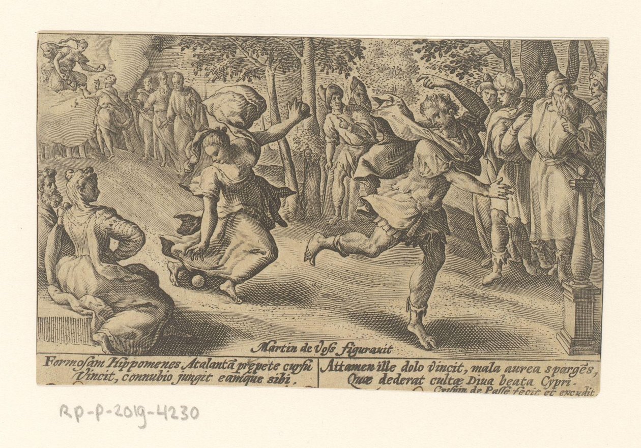 Atalanta e Ippomene (Metamorfosi di Ovidio) da Crispijn van de Passe (I)