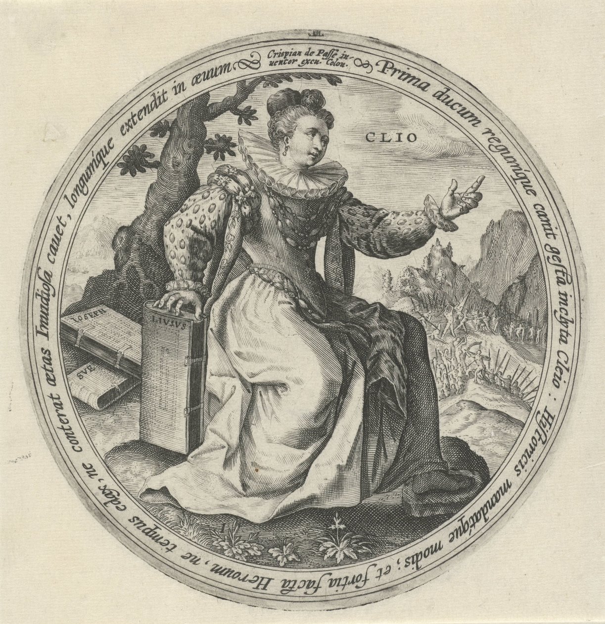Clio da Crispijn van de Passe (I)