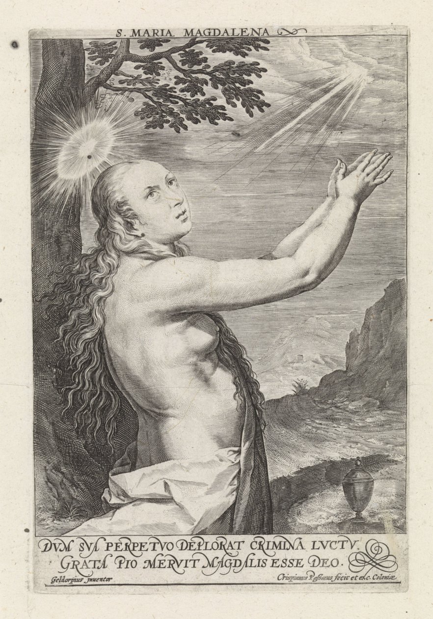 Maria Maddalena penitente da Crispijn van de Passe (I)