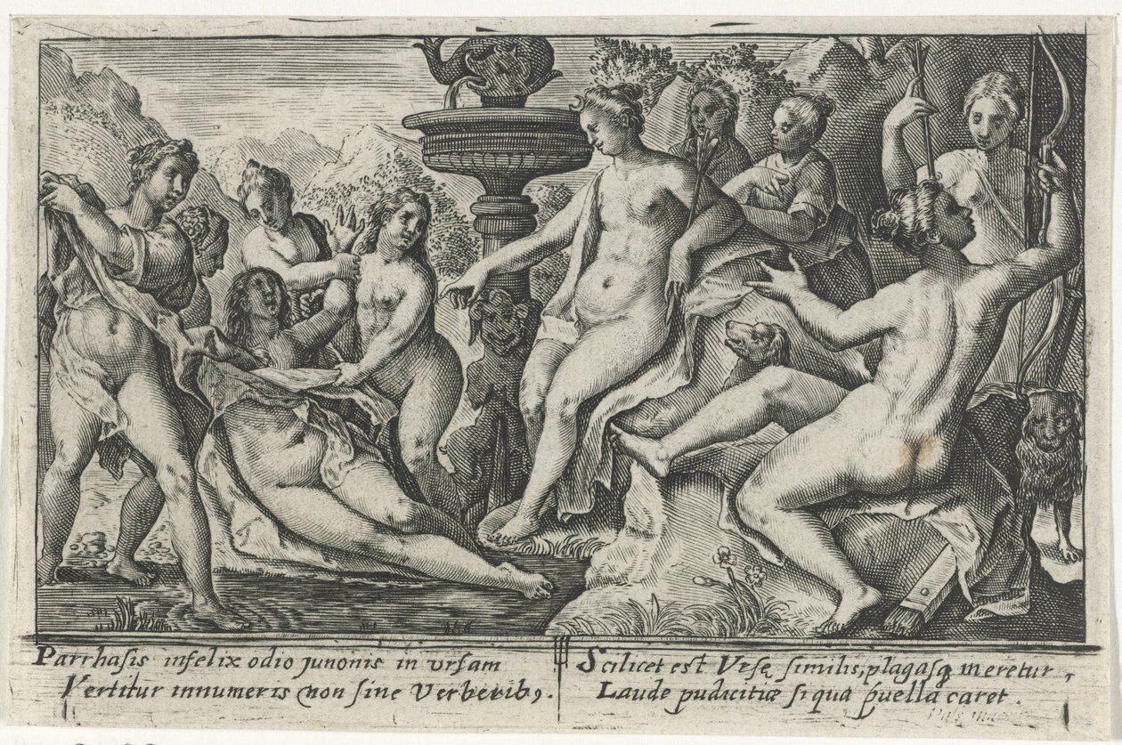 Diana e Callisto da Crispijn van de Passe (I)