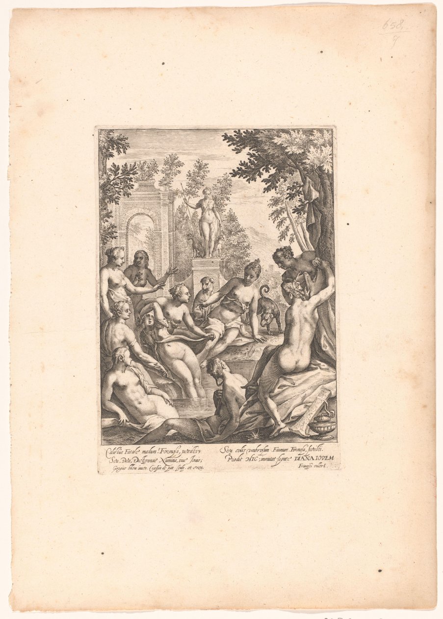 Diana e Callisto da Crispijn van de Passe (I)