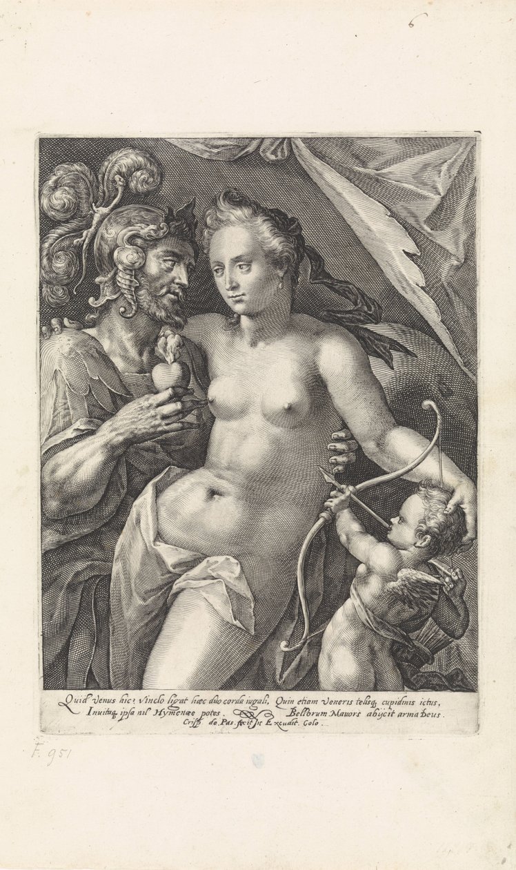 Marte e Venere da Crispijn van de Passe (I)