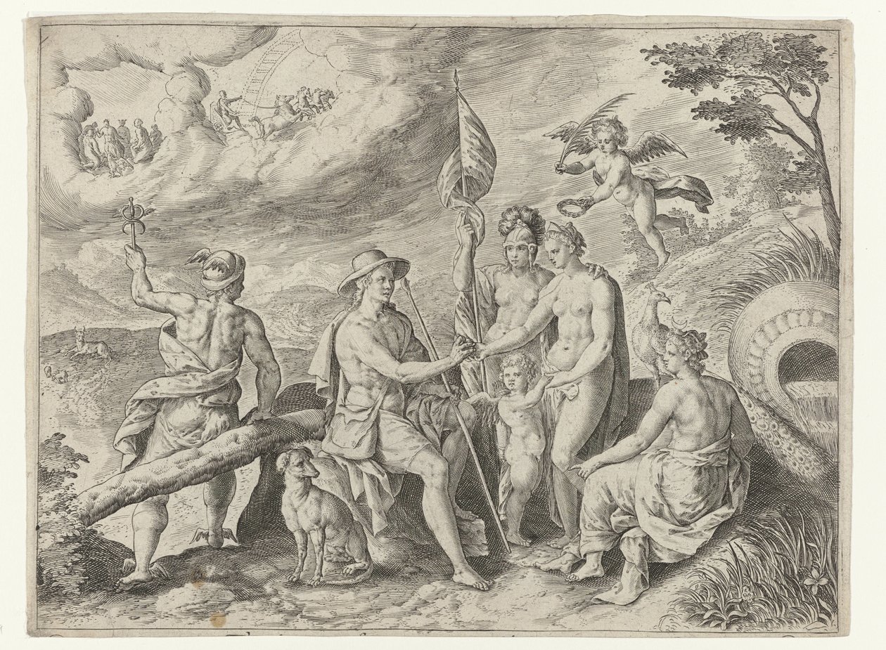 Il giudizio di Paride da Crispijn van de Passe (I)