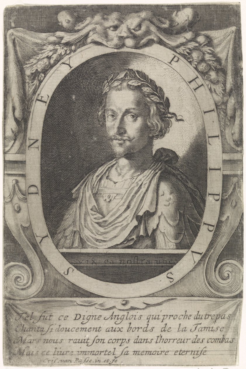 Ritratto di Philip Sydney da Crispijn van de Passe (I)