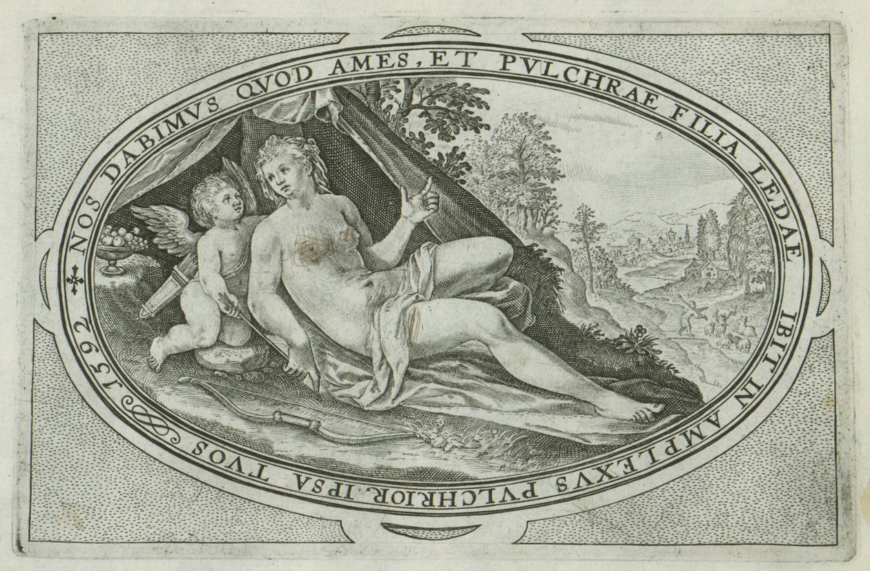 Venere (Dei e dee coinvolti nel giudizio di Paride) da Crispijn van de Passe (I)