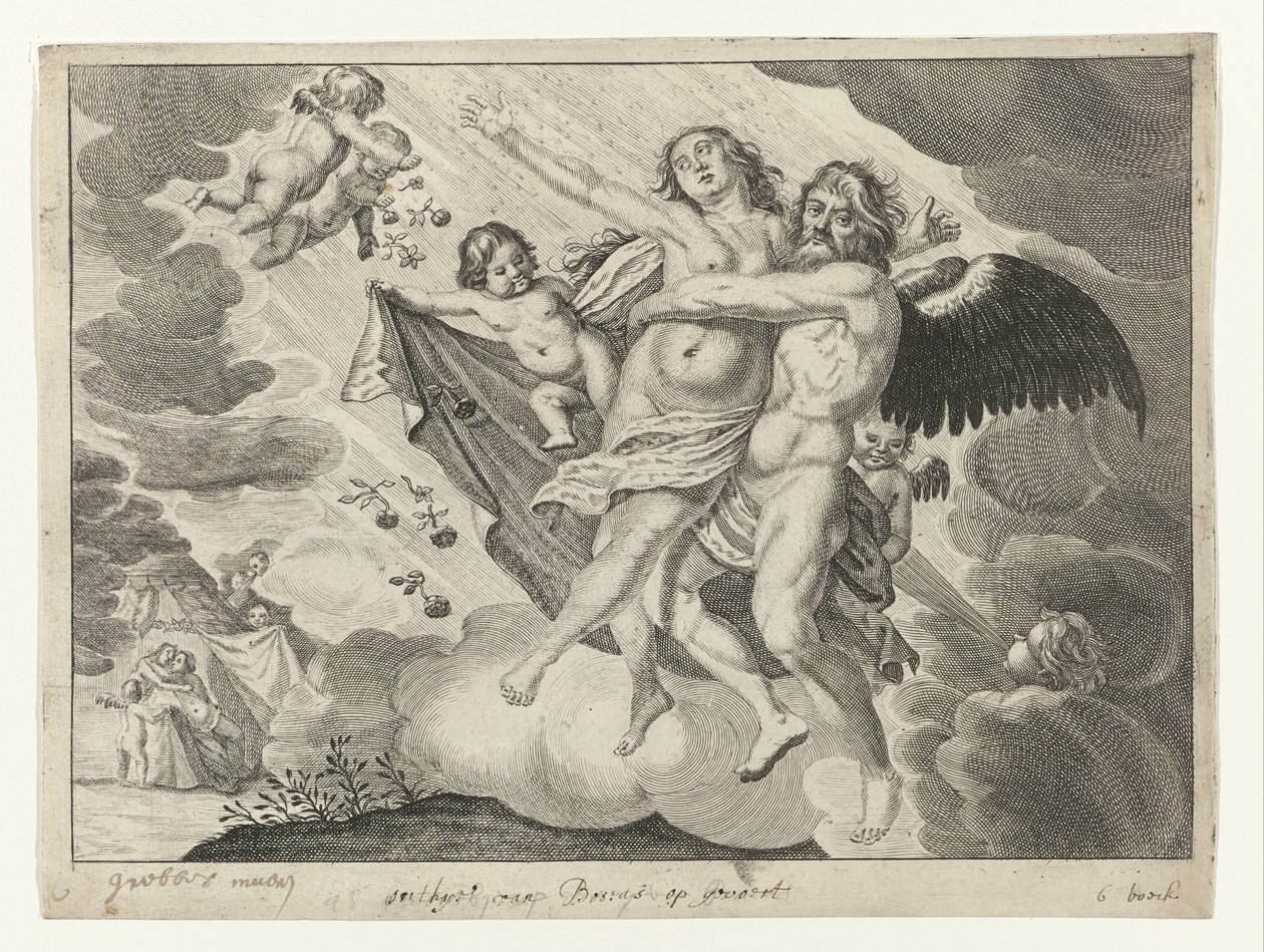 Borea rapisce Oreithyia da Crispijn van de Passe (II) (possibly)