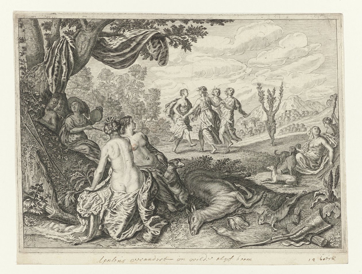 Pastore apulo trasformato in un ulivo da Crispijn van de Passe (II) (workshop of)