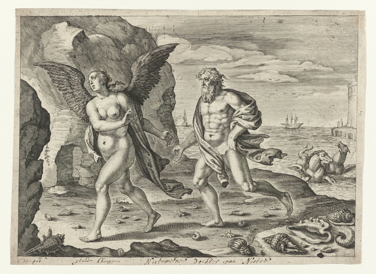 Coronis e Nettuno da Crispijn van de Passe (II)