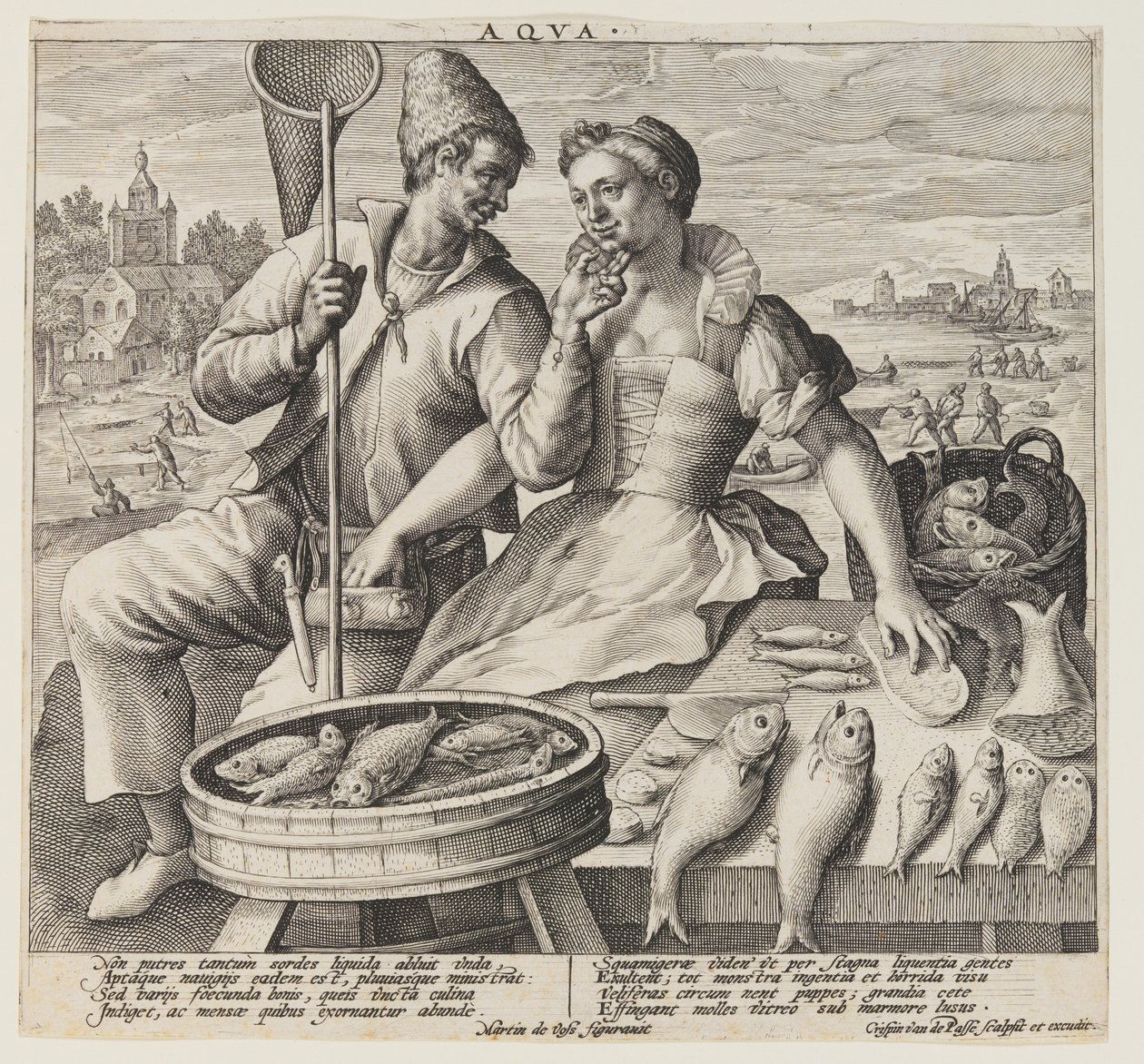 Aqua (Acqua), da Gli elementi da Crispijn van de Passe I