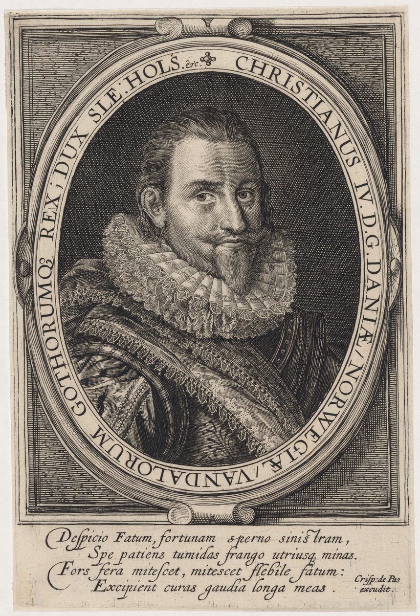 Cristiano IV, re di Danimarca da Crispijn van de Passe I