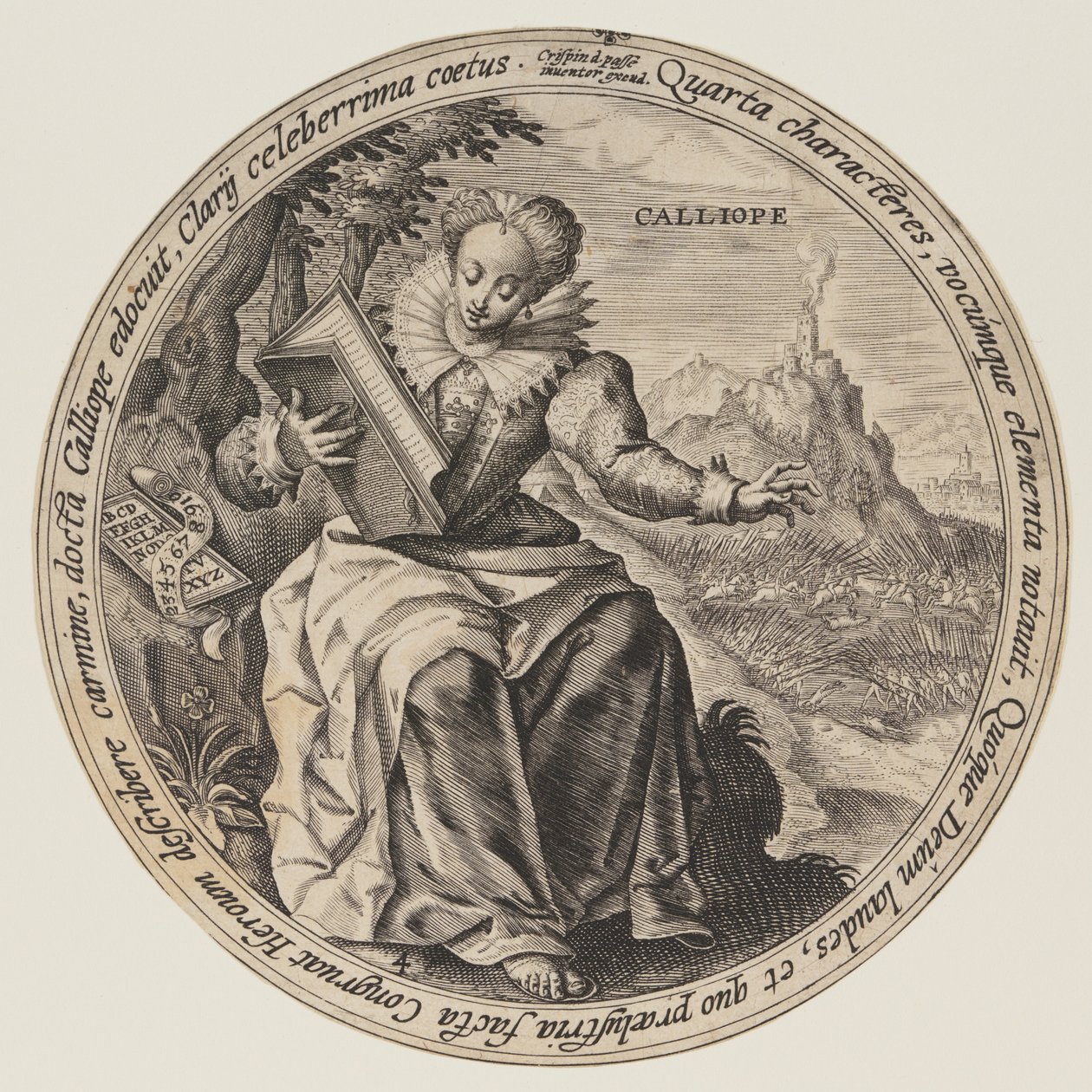Clio, da Le Muse da Crispijn van de Passe I