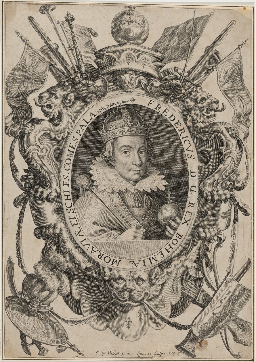 Federico V, elettore palatino, re di Boemia da Crispijn van de Passe I