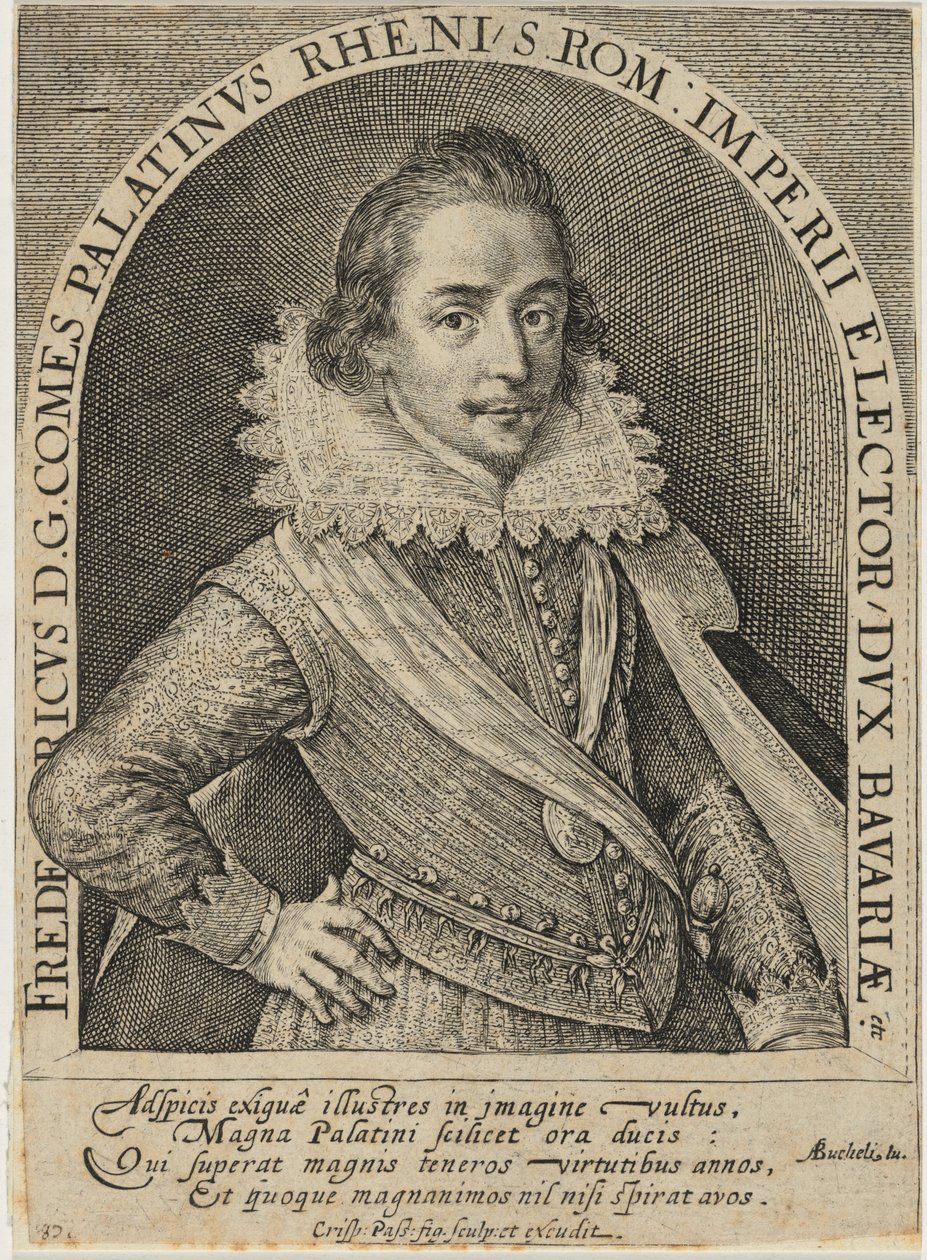 Federico V, elettore palatino, in seguito re di Boemia da Crispijn van de Passe I