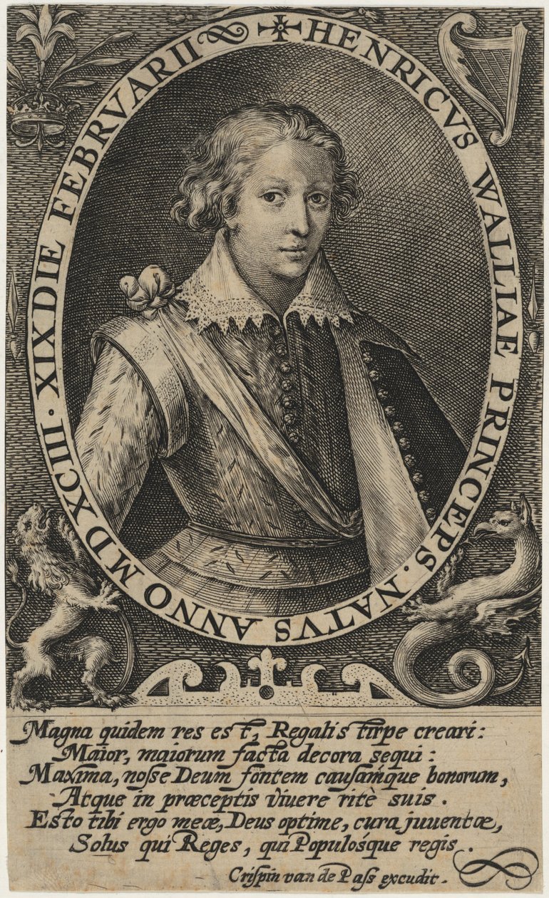 Henry Frederick, principe di Galles da Crispijn van de Passe I
